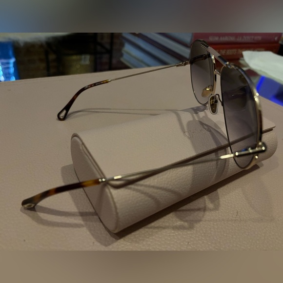 Chloe Ulys Aviator Sunglasses - Picture 6 of 11